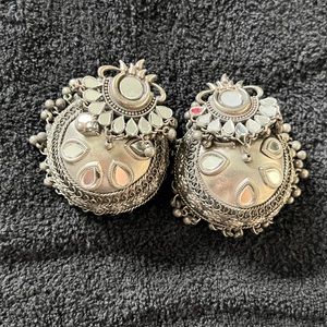 Oxidized earrings (jhumka)